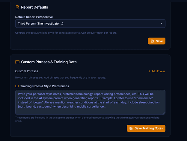 PIwitness case management view with case cards and warning flags